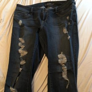Torrid distressed jeggings